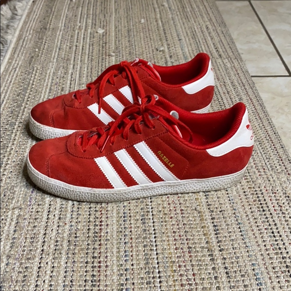 Adidas red gazelle